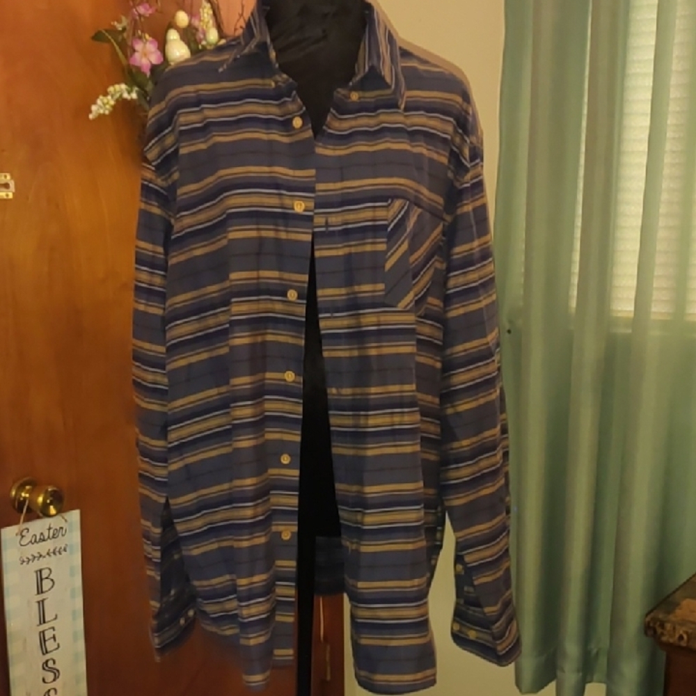 Men's Blue Striped Jacket